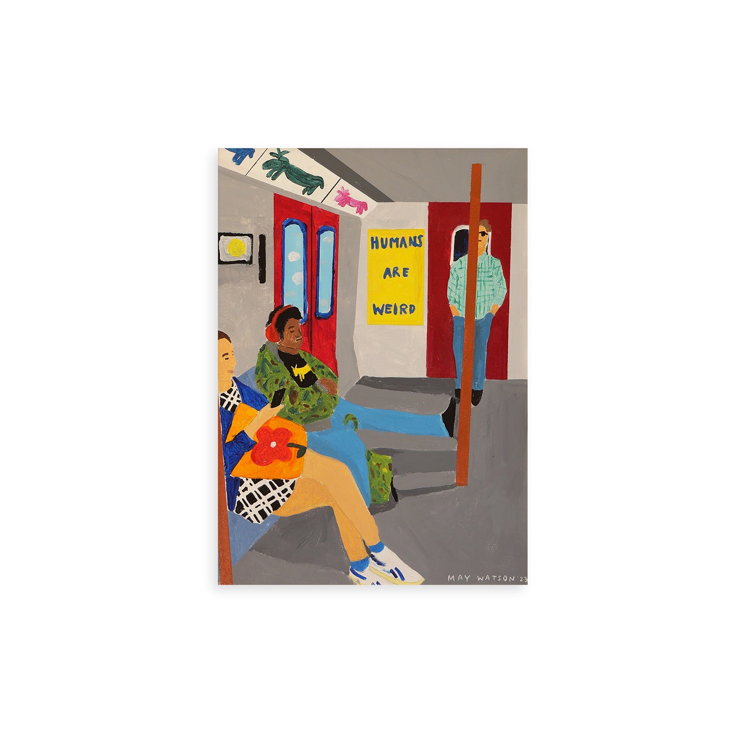 Paper Collective - Humans Are Weird Poster | 30 x 40 cm
