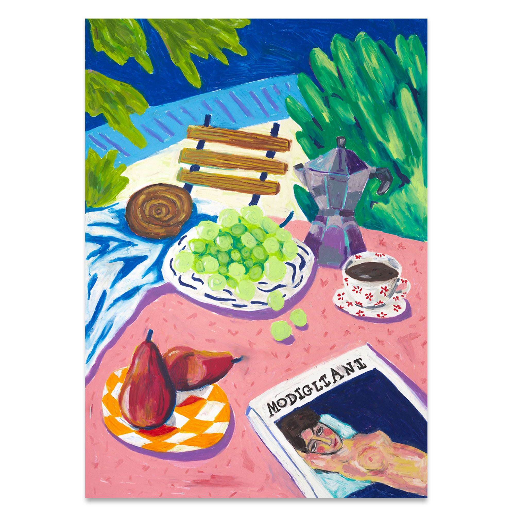Paper Collective - Modigliani in the Garden Poster | 50 x 70 cm
