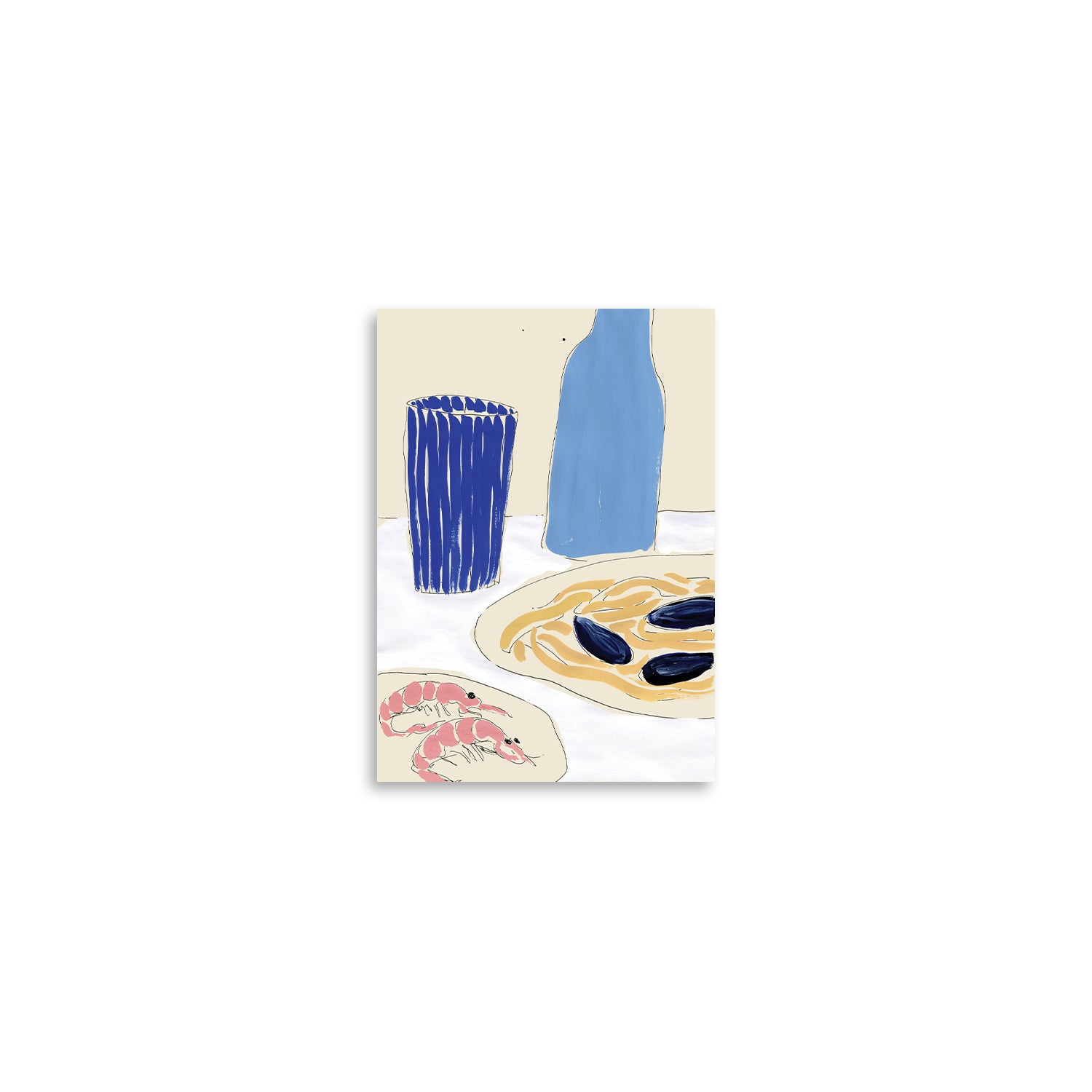 Paper Collective - Positano Lunchtime Poster | A4