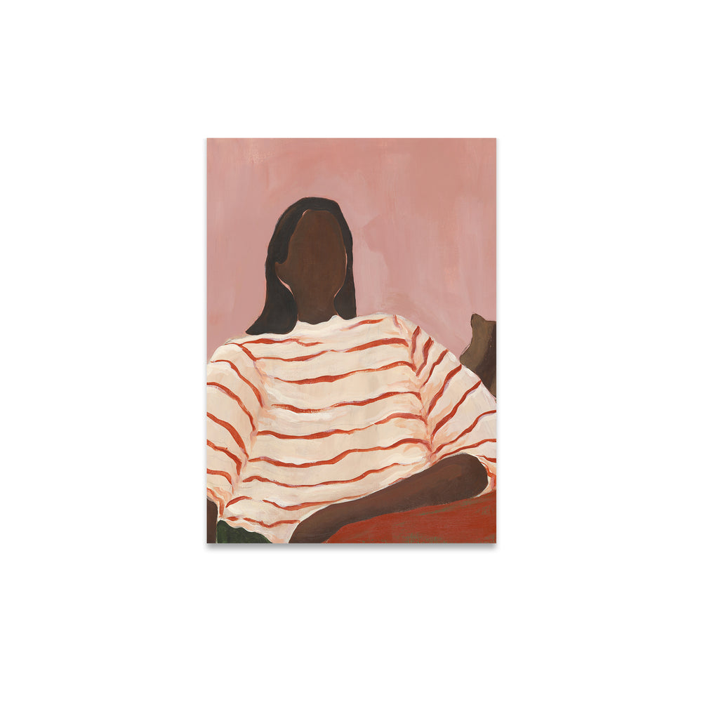 Paper Collective - Red Stripes Poster | 30 x 40 cm