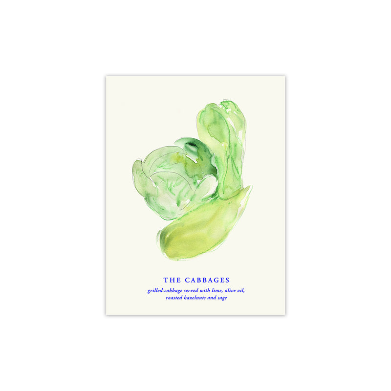 Paper Collective - The Cabbages Poster | 30 x 40 cm