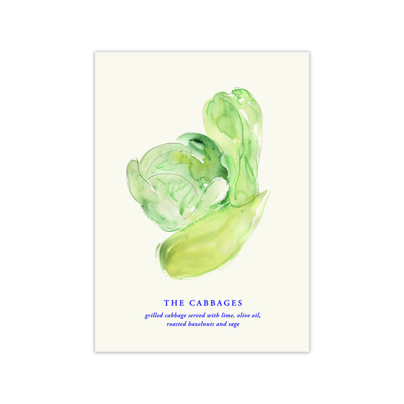 Paper Collective - The Cabbages Poster | 50 x 70 cm