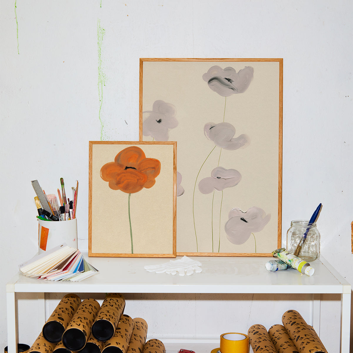 Paper Collective - Orange Vallmo Poster