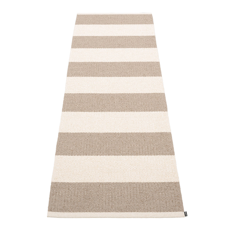 Pappelina - Bob Teppich  | 70 x 225 cm / mud/vanilla