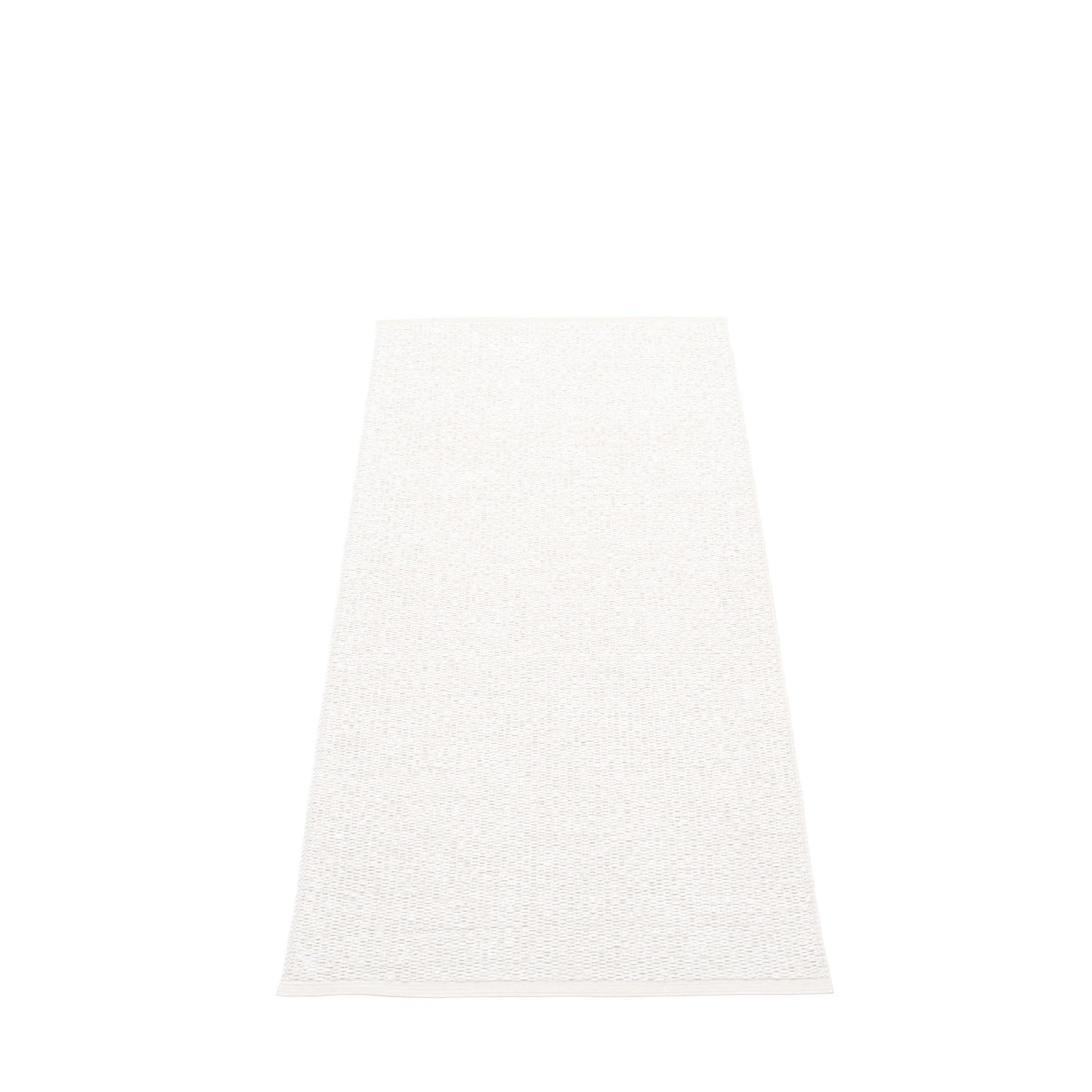 Pappelina - Svea Teppich (70 cm) | 70 x 160 cm / white metallic/white