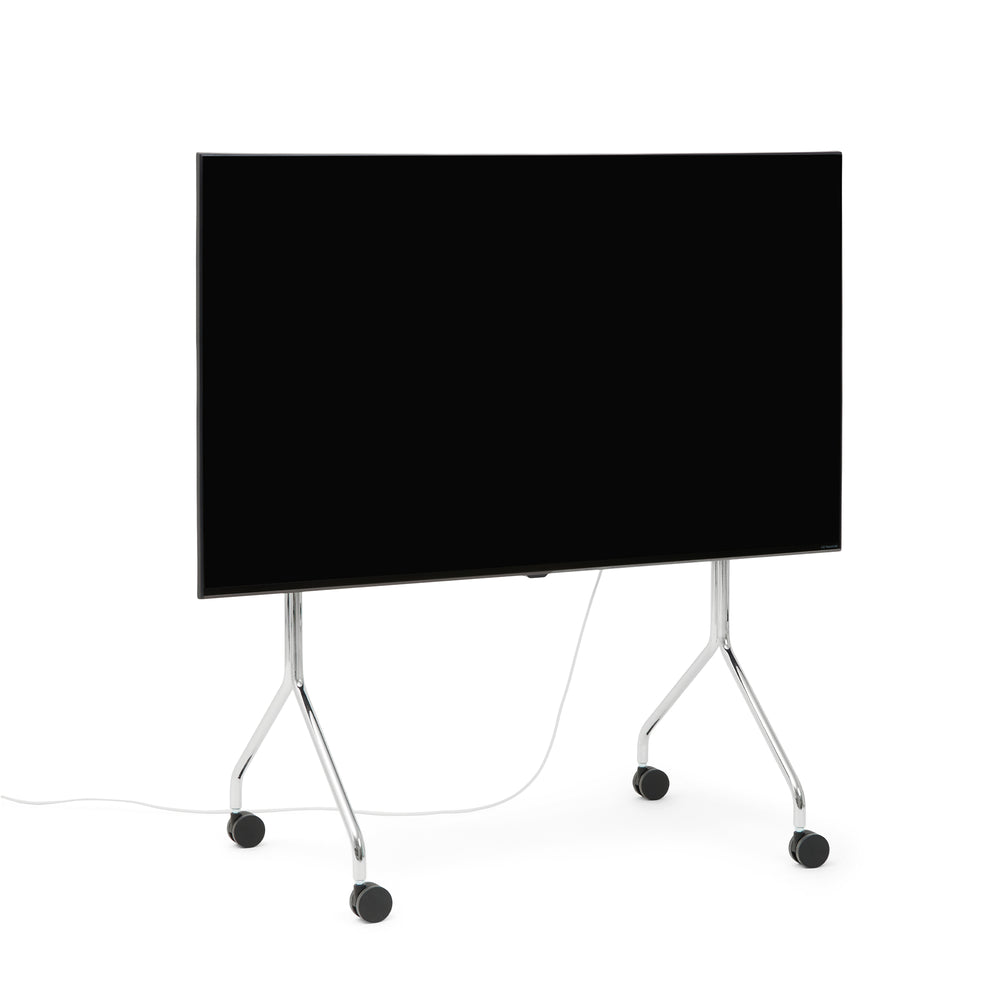 Pedestal - Moon Rollin' TV-Ständer | chrome