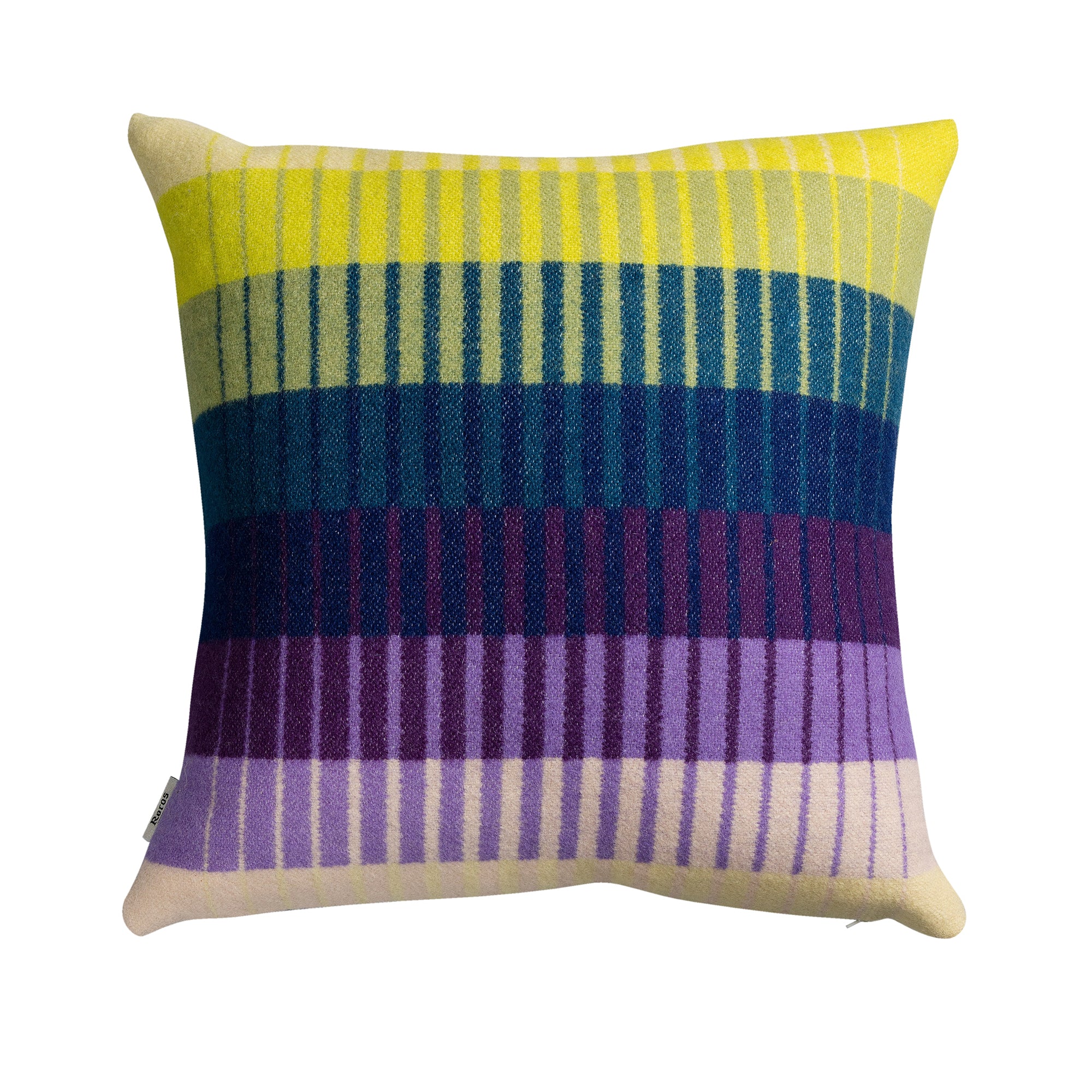 Røros Tweed - Åsmund Gradient Kissen | gelb/blau