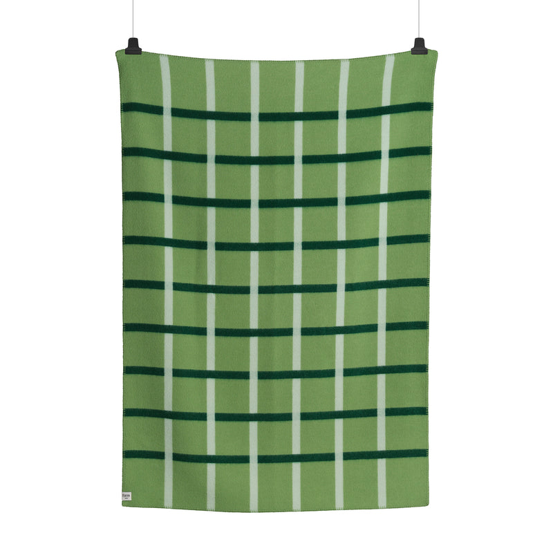 Røros Tweed - Knut Wolldecke | grün
