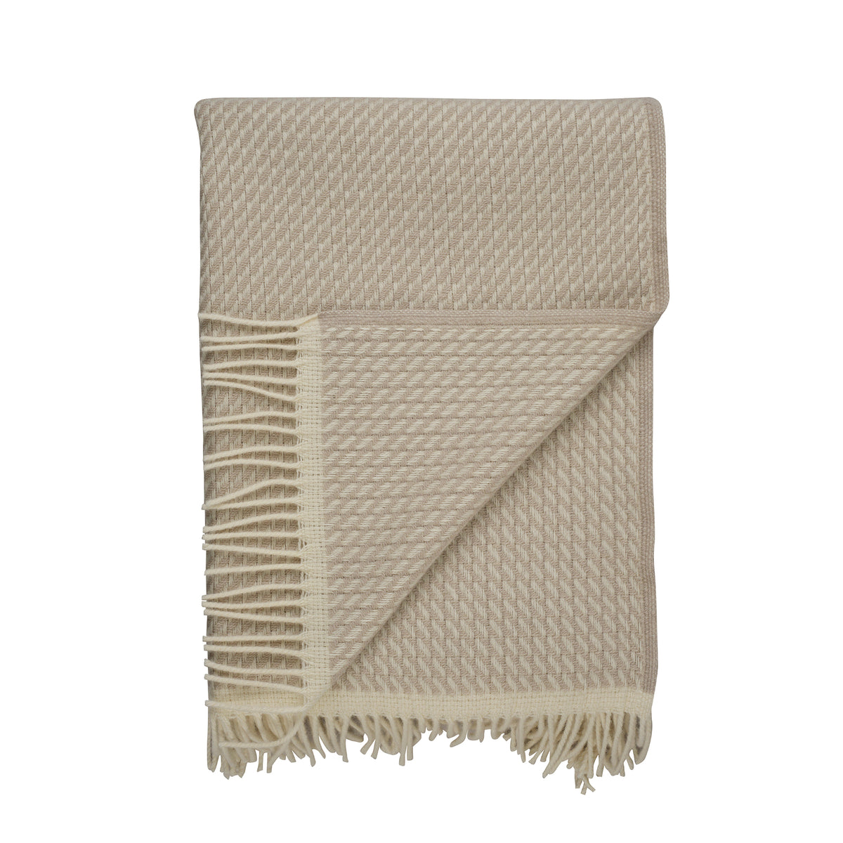 Røros Tweed - Mello Wolldecke | warm grey