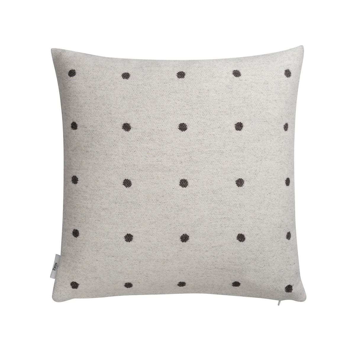 Røros Tweed - Pastille Kissen | schwarz/weiß