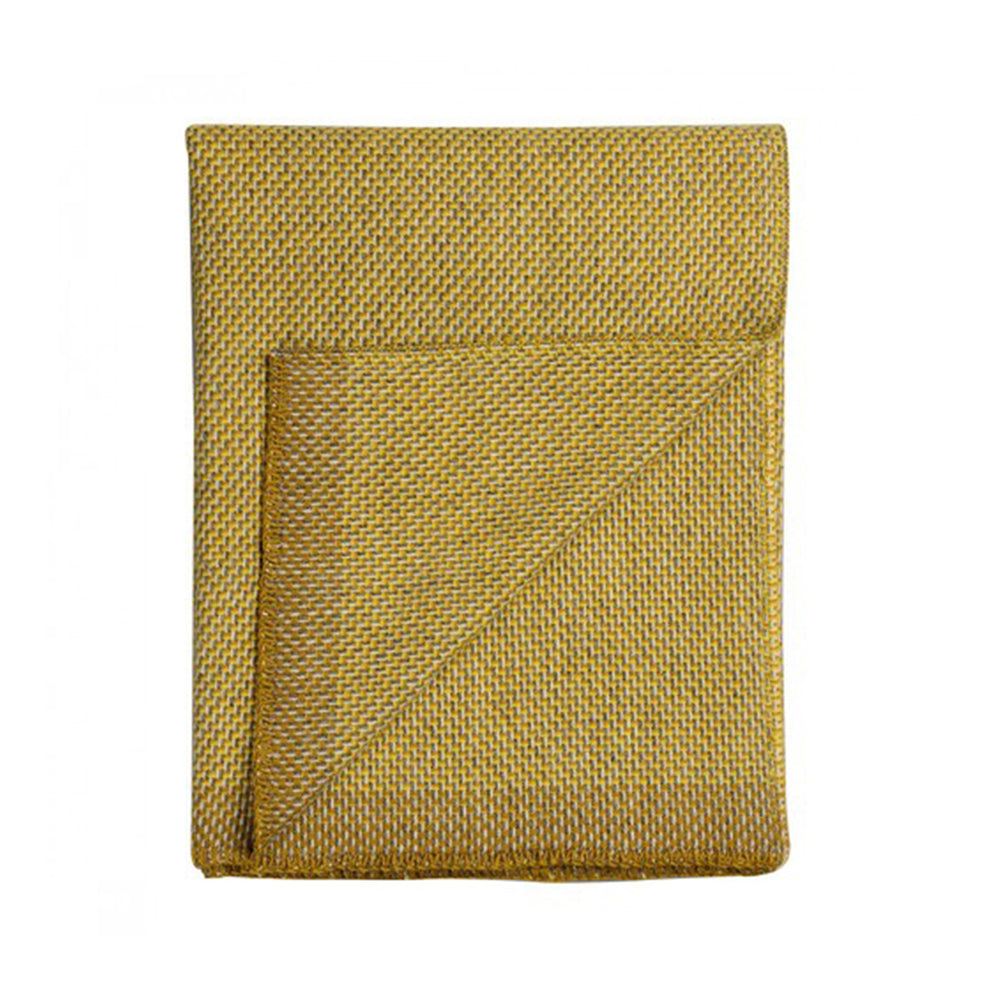 Røros Tweed - Una Wolldecke | ocker