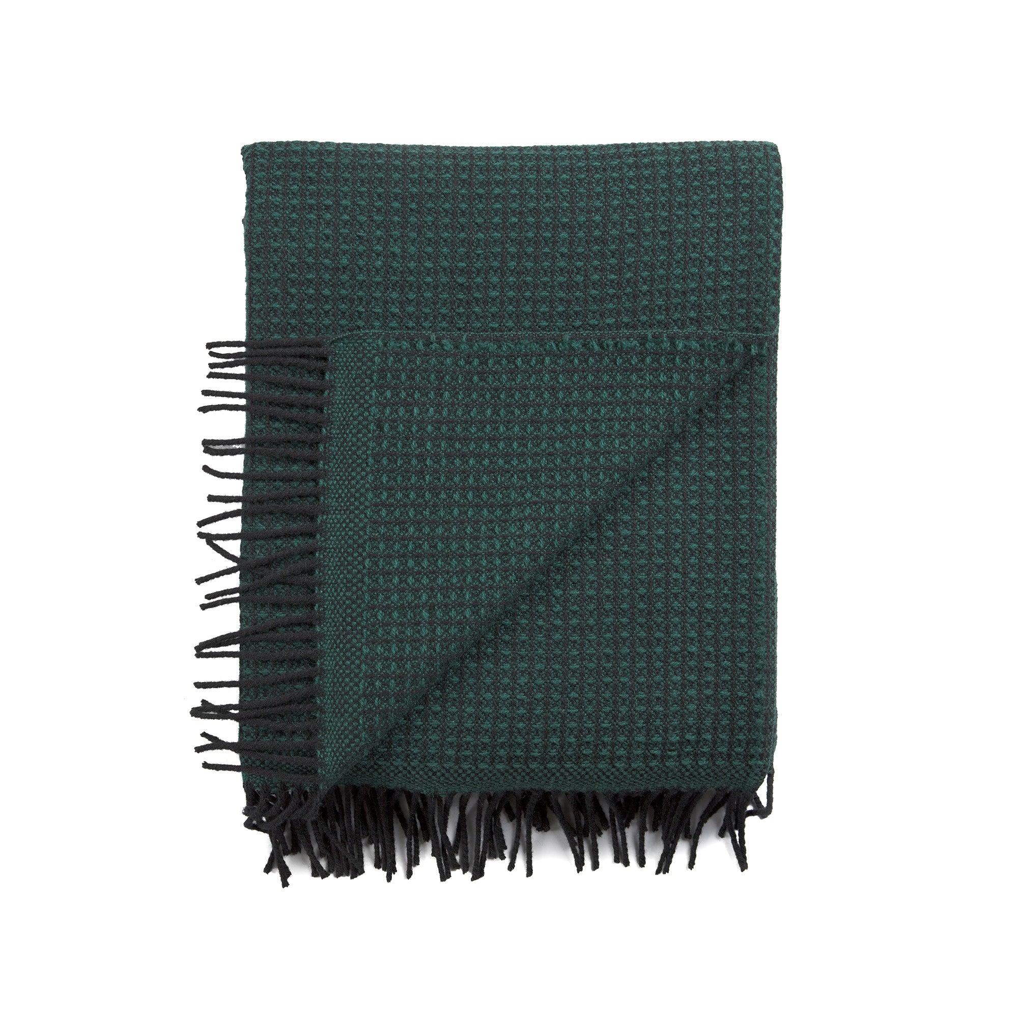 Røros Tweed - Vega Wolldecke | grün