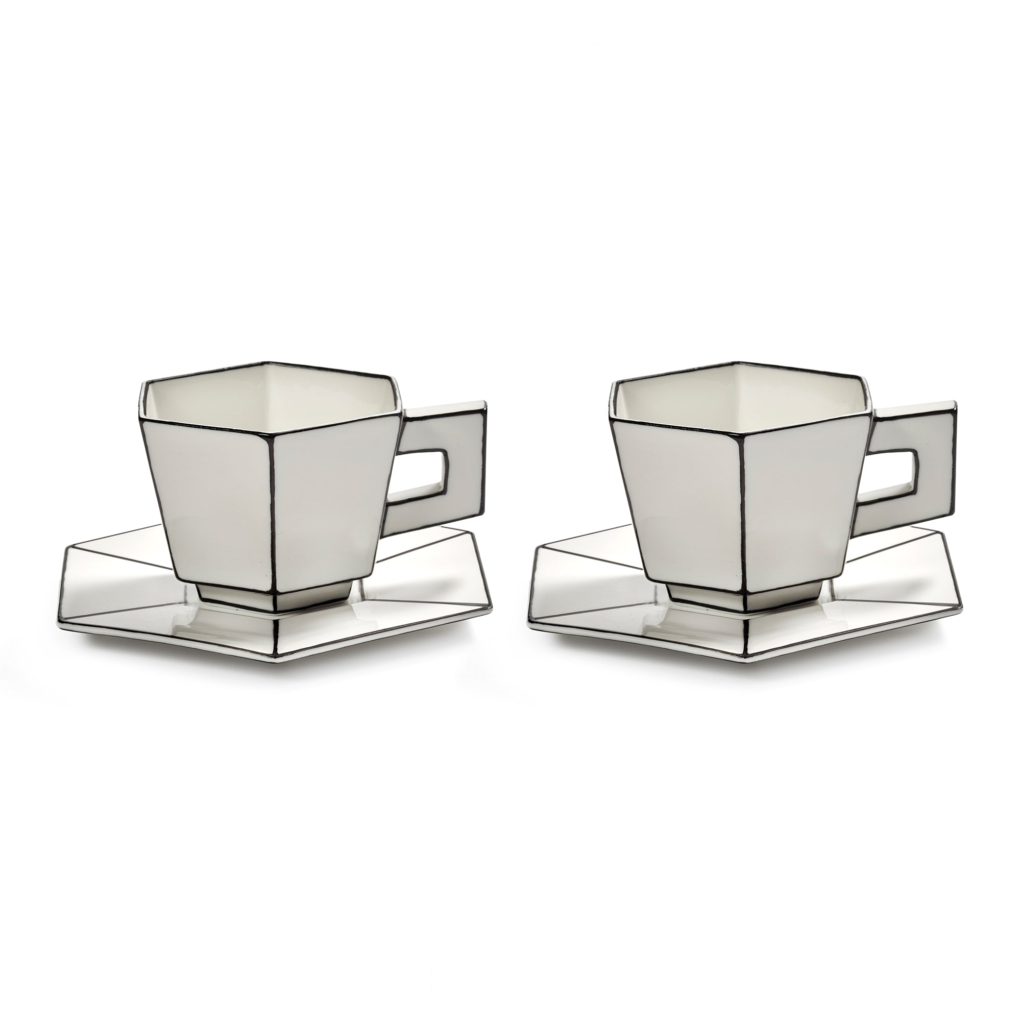 Serax - Carte Blanche Cappuccinotasse mit Untertasse | 