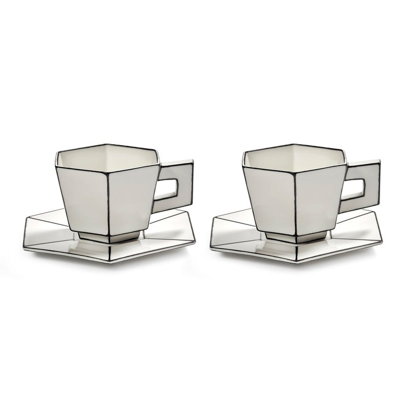 Serax - Carte Blanche Cappuccinotasse mit Untertasse | 