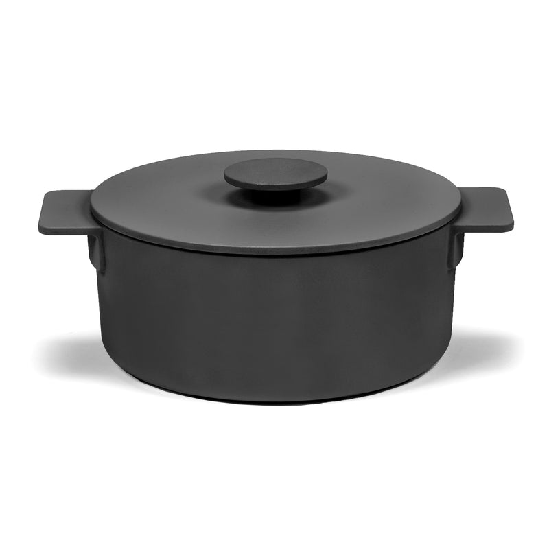 Serax - Surface Gusseisentopf mit Deckel | 3 l / schwarz