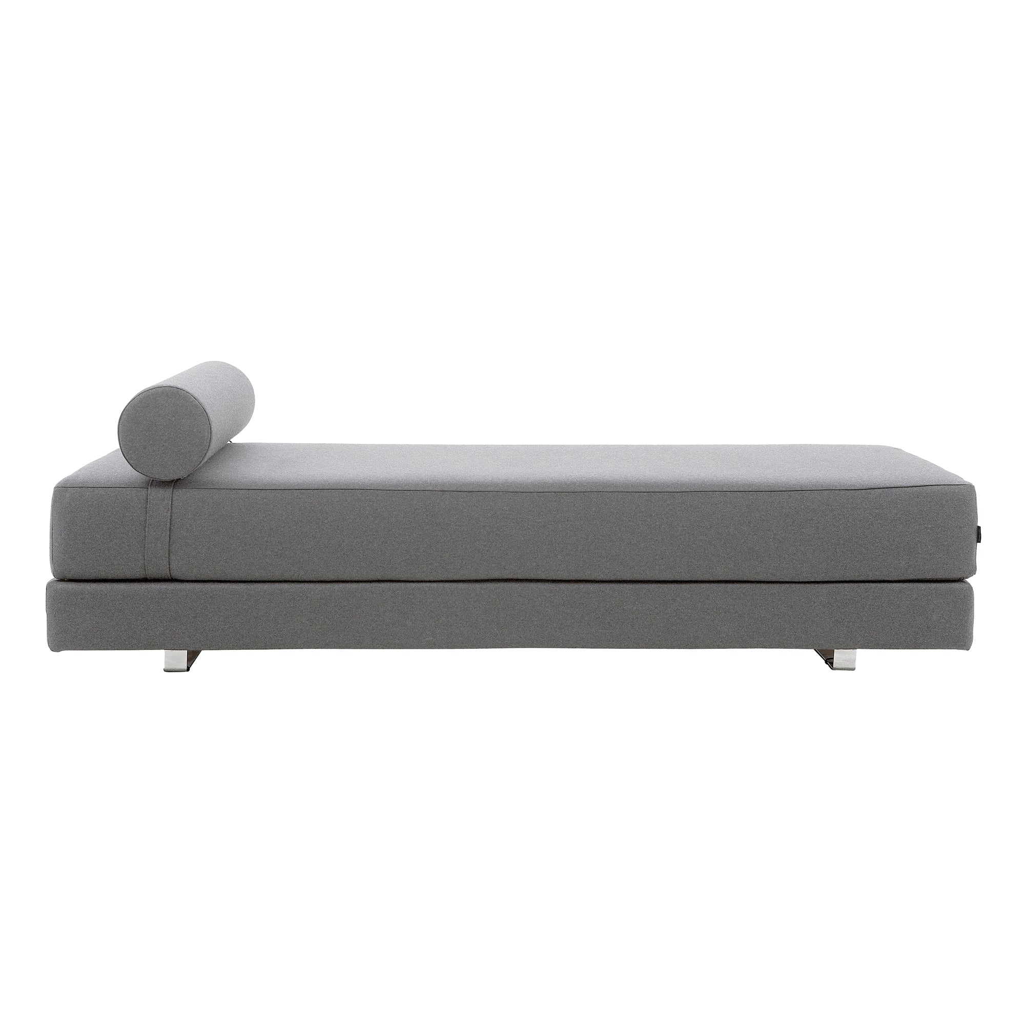 Softline - Lubi Schlafsofa  | Vision hellgrau (445) / Kaltschaummatratze, Vision hellgrau (445) / Taschenfederkern