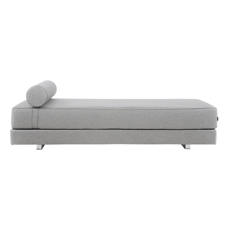 Softline - Lubi Schlafsofa  | Filz grau (620) / Kaltschaummatratze