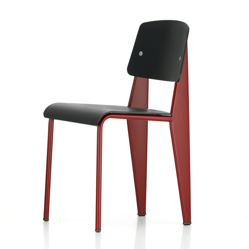 Vitra - Prouvé Standard SP Stuhl | japanese red / schwarz