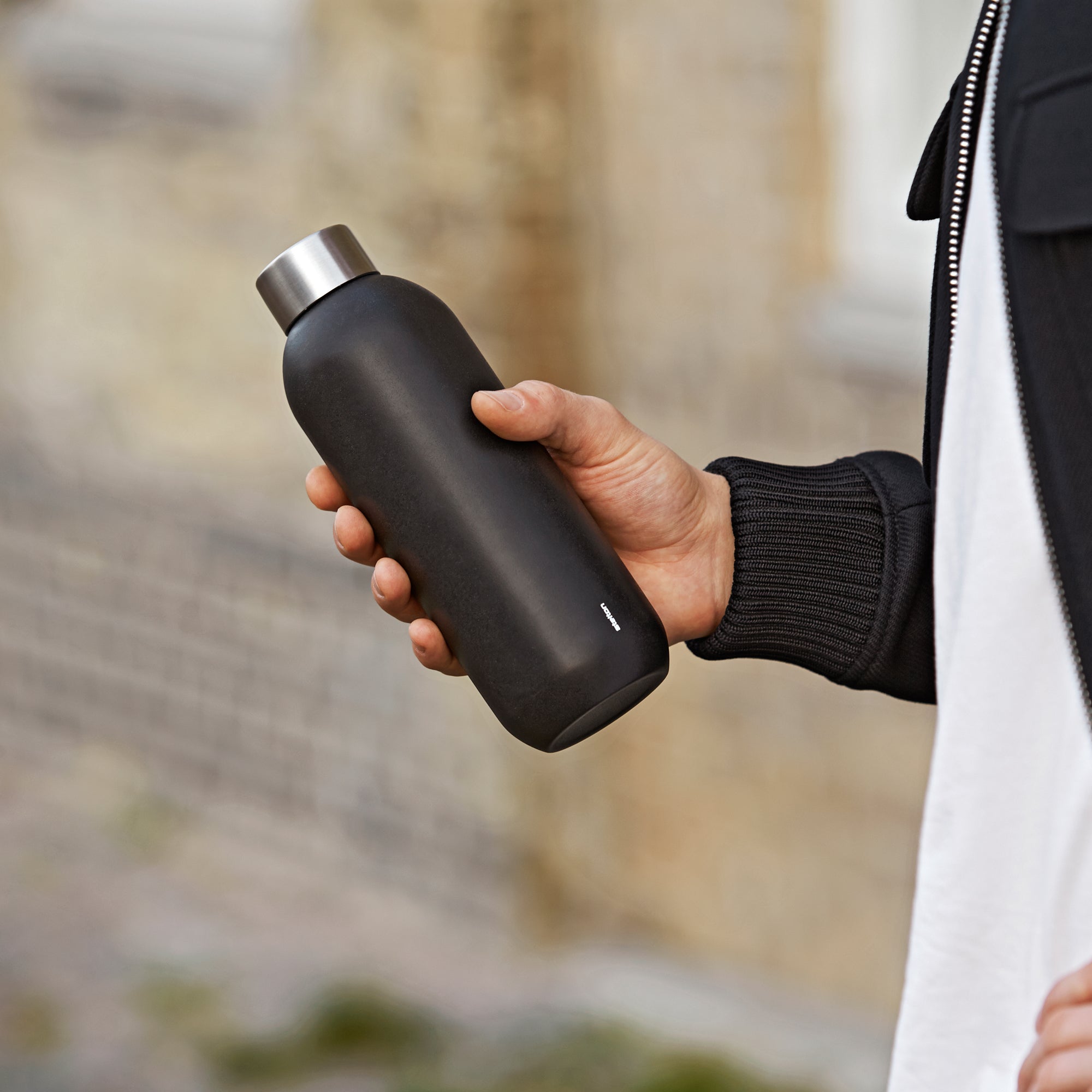 Stelton - Keep Cool Trinkflasche | schwarz