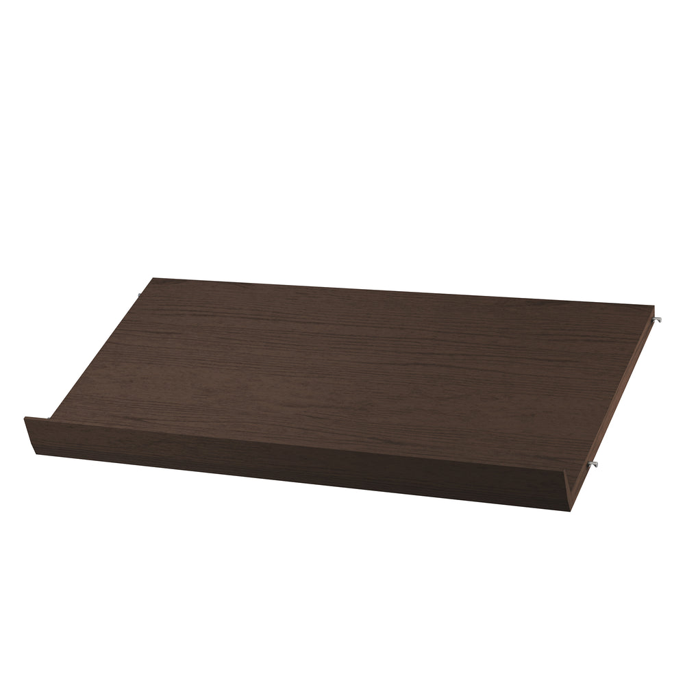 String - Magazin-Ablage (Holz) | 78 x 30 cm / Eiche dunkel