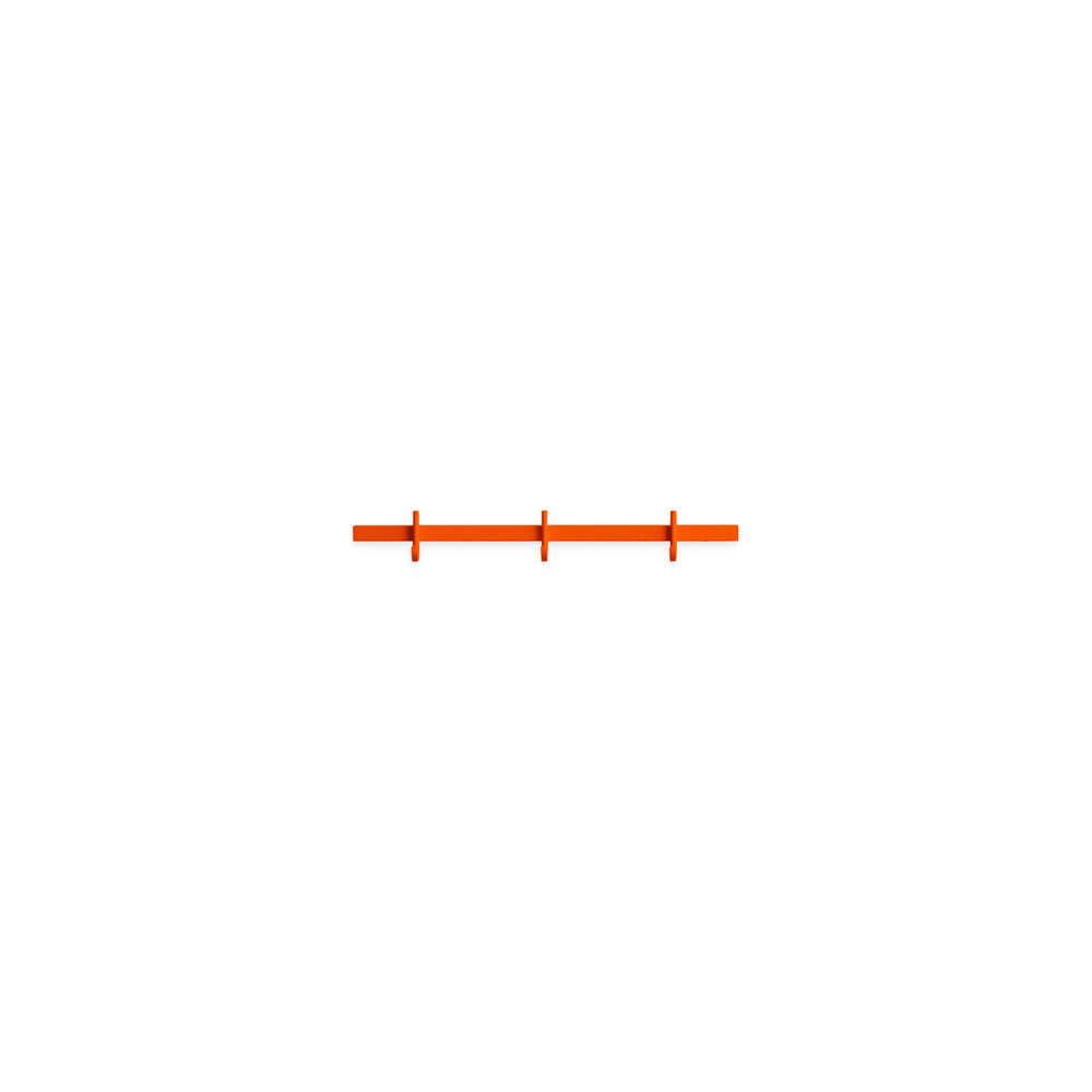 String - Relief Hakenleiste | klein / orange