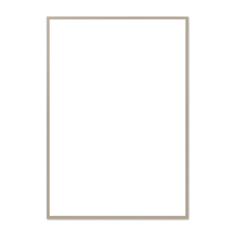 The Poster Club - Bilderrahmen Eiche beige | Plexiglas / 70 x 100 cm
