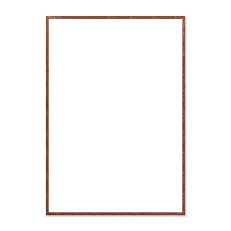 The Poster Club - Bilderrahmen Eiche braun | Plexiglas / 70 x 100 cm