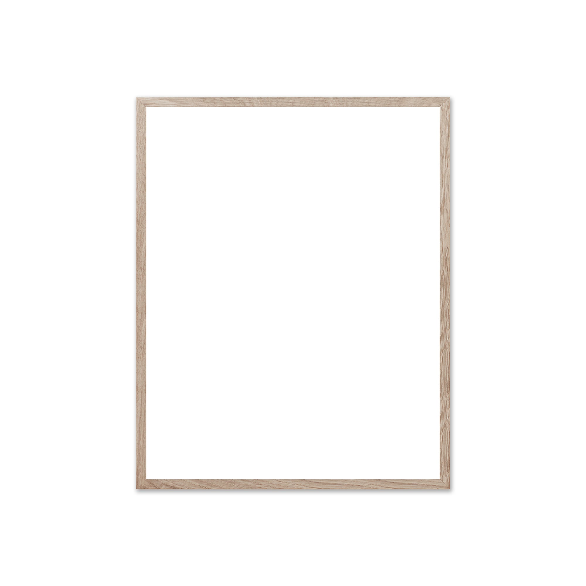 The Poster Club - Bilderrahmen Eiche natur | Echtglas / 40 x 50 cm