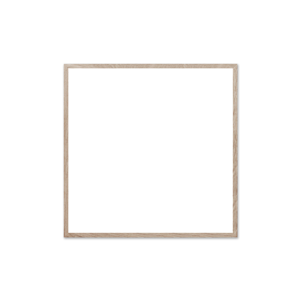 The Poster Club - Bilderrahmen Eiche natur | Echtglas / 50 x 50 cm