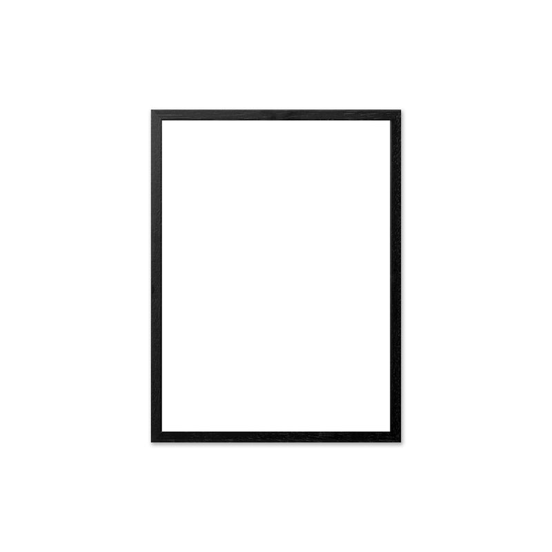 The Poster Club - Bilderrahmen Eiche schwarz | Echtglas / 30 x 40 cm