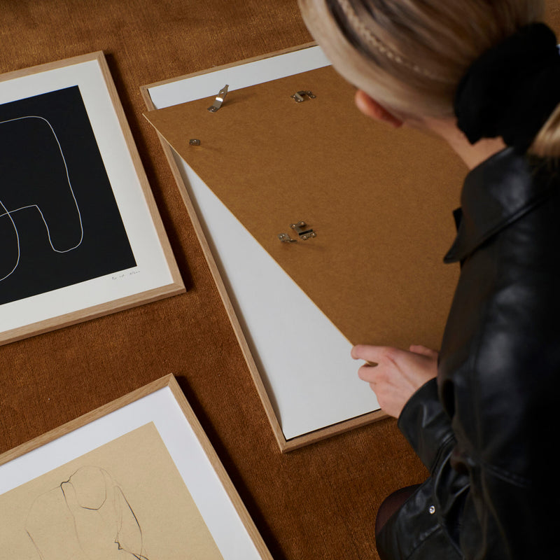The Poster Club - Bilderrahmen Eiche braun