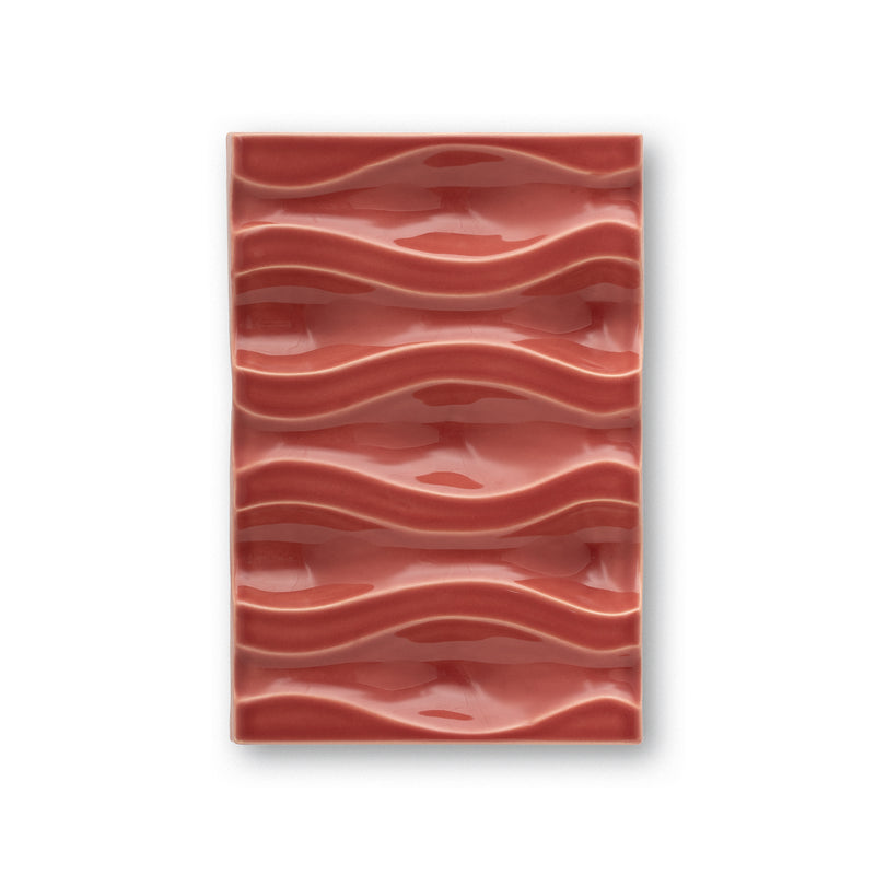 The Poster Club - Echo Relief Wanddekoration | rose red