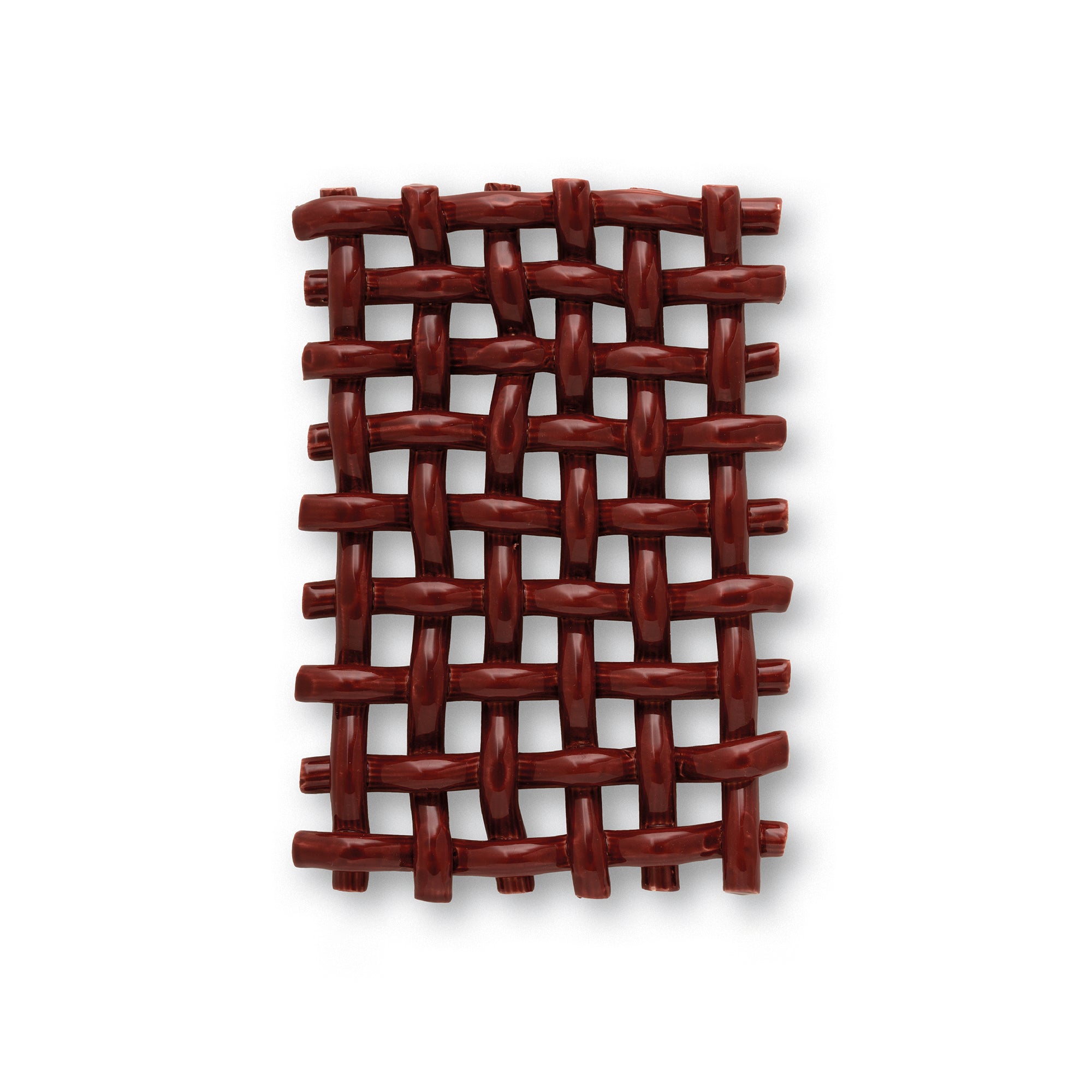 The Poster Club - Interlace Wanddekoration | bordeaux
