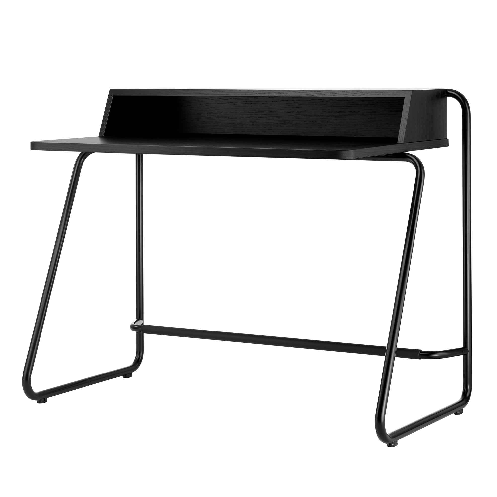 Thonet - S 1200 Sekretär | Buche schwarz gebeizt / Stahl schwarz
