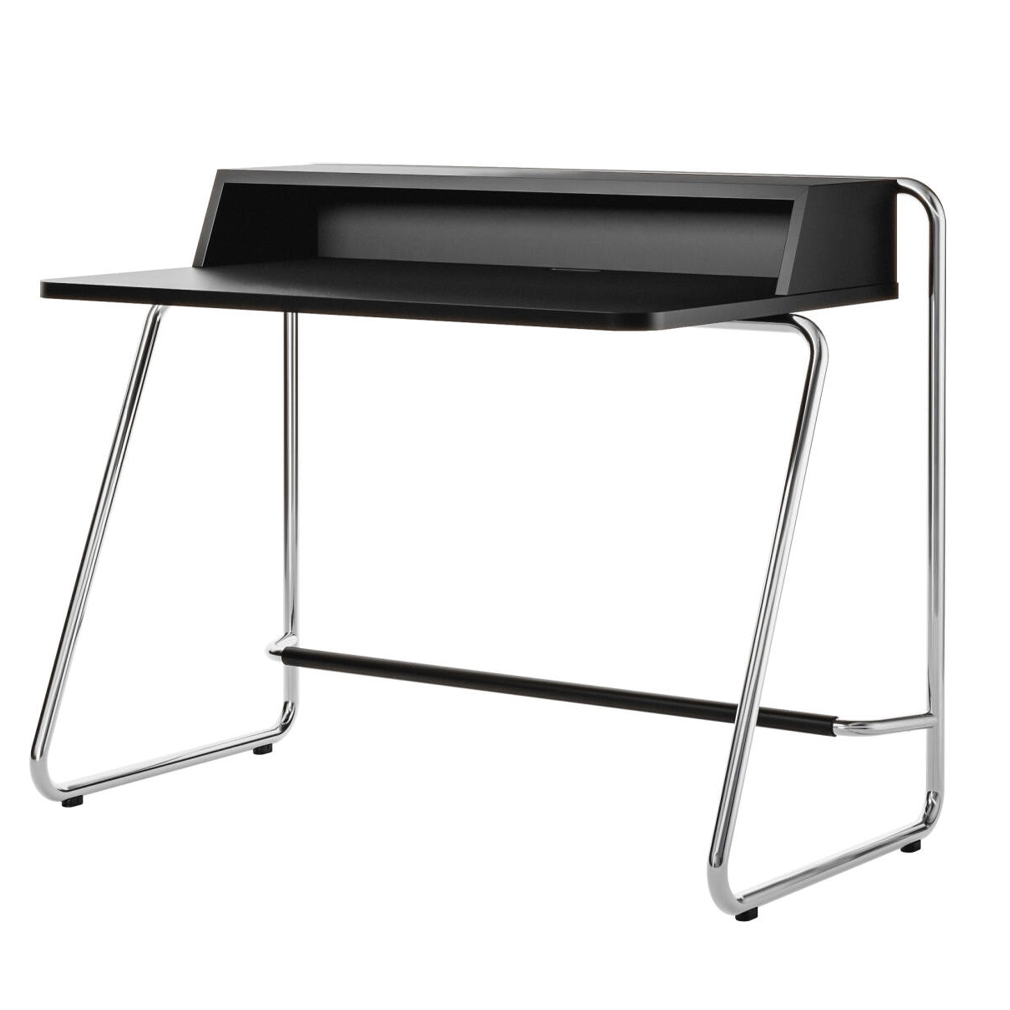 Thonet - S 1200 Sekretär | Esche schwarz gebeizt / Chrom