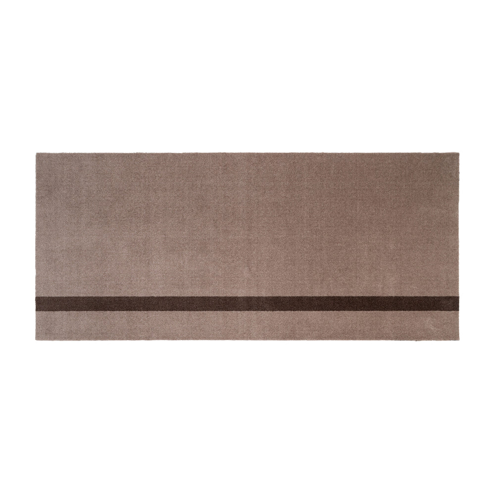 tica copenhagen - Stripes Vertical Läufer | 90 x 200 cm / sand/braun
