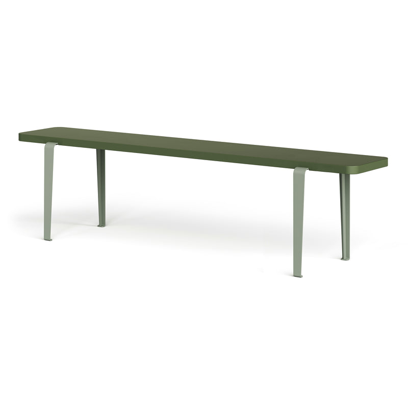 TipToe - LOU Bank | Buche / 170 x 30 cm / olivgrün/eukalyptus grau