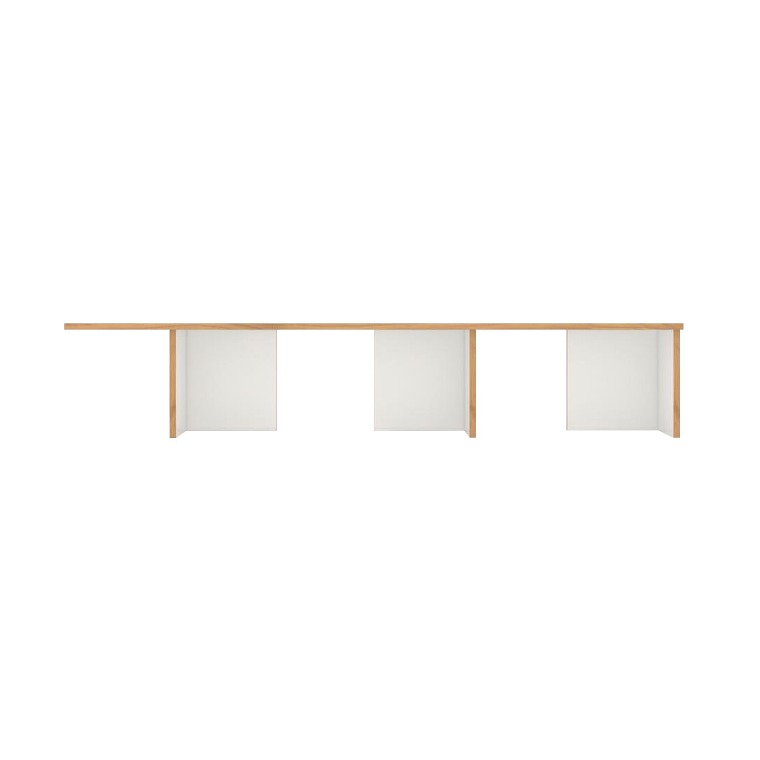 Tojo - stell Regalsystem | Anbaumodul / 160 cm breit / weiß