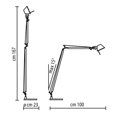 Artemide - Tolomeo Lettura Stehleuchte