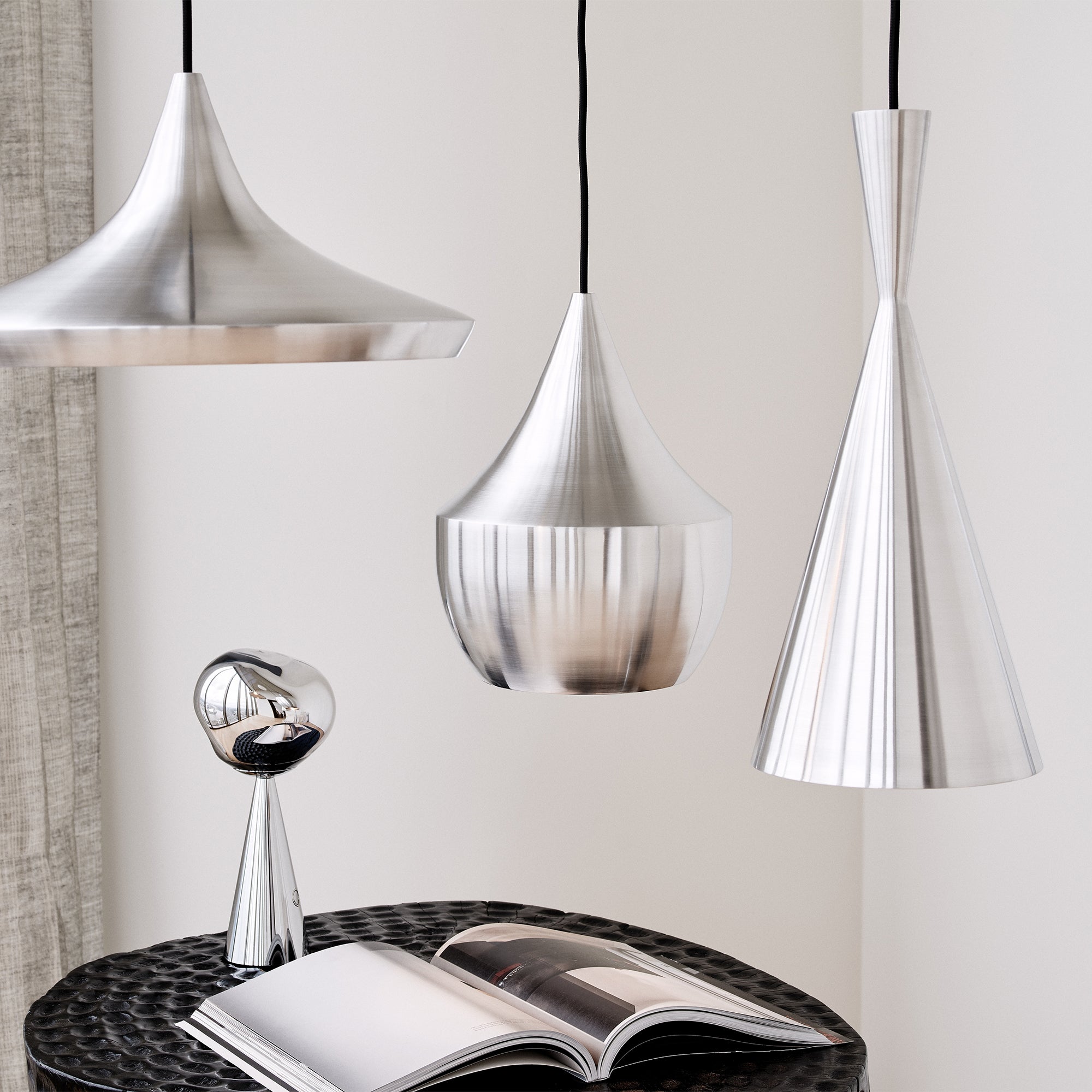 Tom Dixon - Beat Tall Unbeaten LED Pendelleuchte