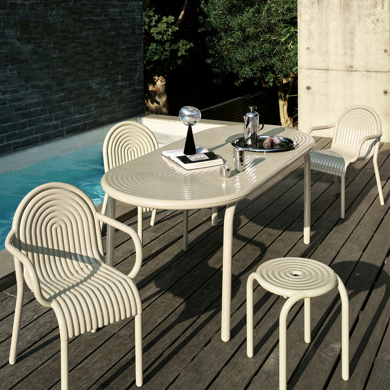 Tom Dixon - Groove Gartenhocker