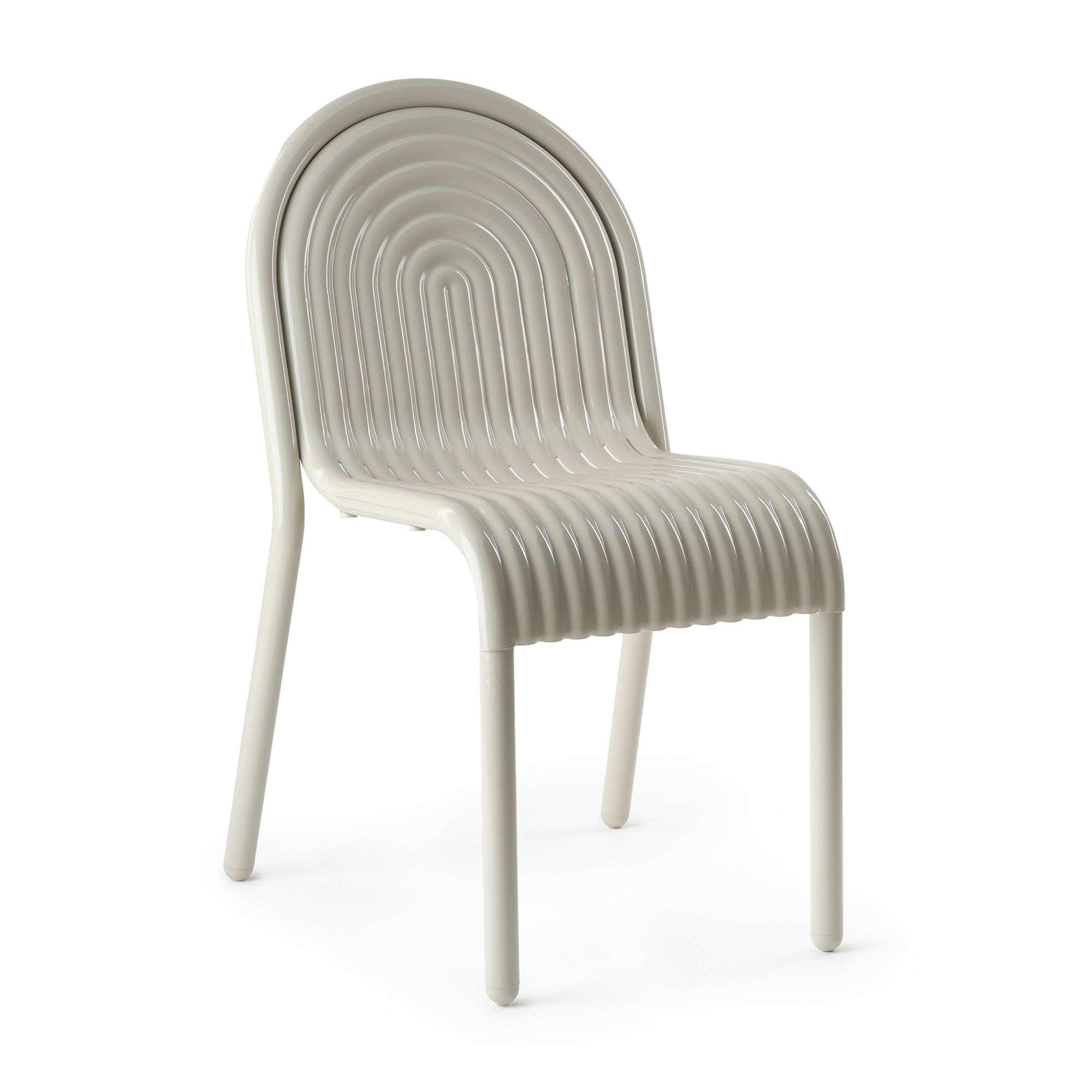 Tom Dixon - Groove Gartenstuhl | putty