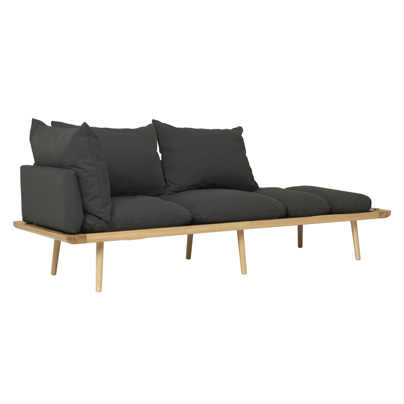 Umage - Lounge Around 3-Sitzer Sofa |  shadow / Eiche
