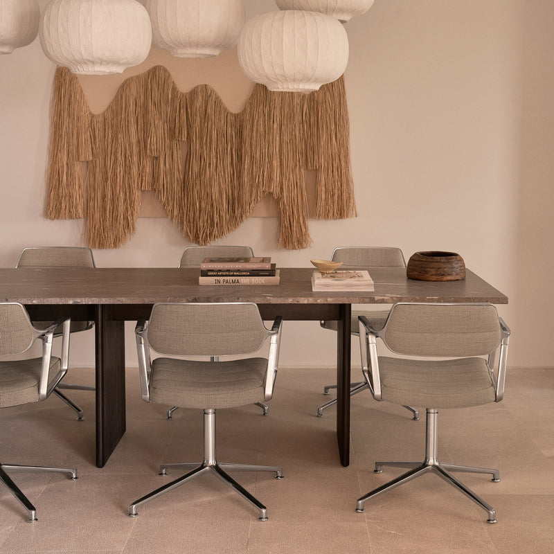 Vipp - 453 Swivel Drehstuhl | Gleiter / dark sand
