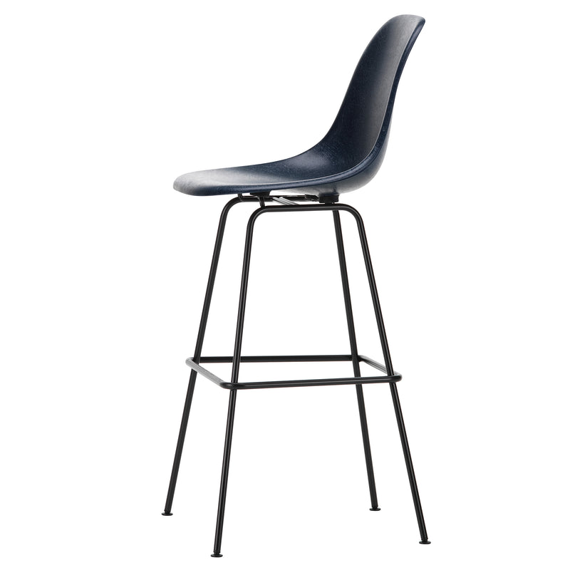 Vitra - Eames Fiberglass Barstuhl | hoch / basic dark/navy blue