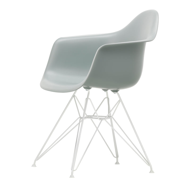 Vitra - Eames Plastic Armchair DAR RE | Filzgleiter weiß / hellgrau RE / weiß