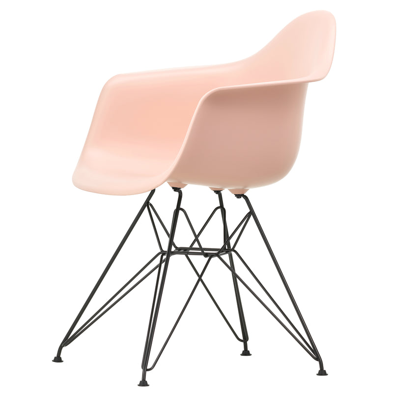 Vitra - Eames Plastic Armchair DAR RE | Filzgleiter basic dark / zartrosé RE / schwarz