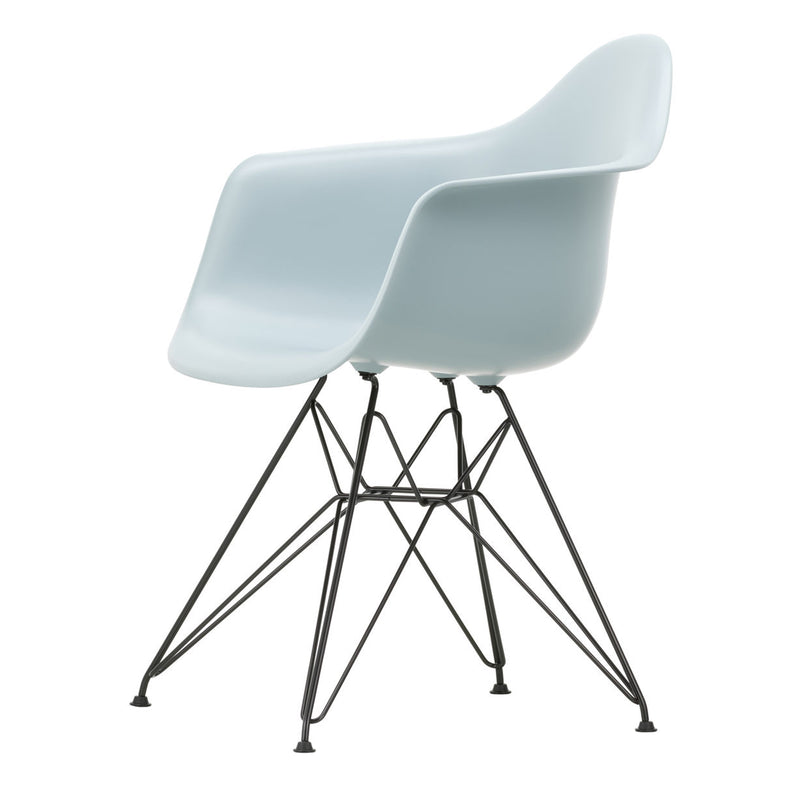 Vitra - Eames Plastic Armchair DAR RE | Filzgleiter basic dark / eisgrau RE / schwarz