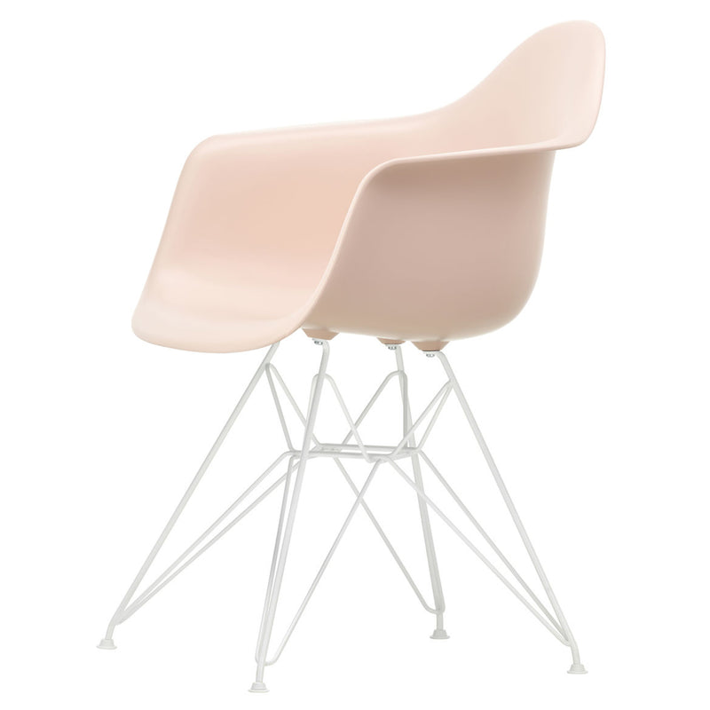 Vitra - Eames Plastic Armchair DAR RE | Filzgleiter weiß / zartrosé RE / weiß