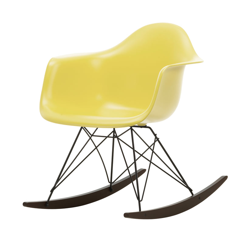 Vitra - Eames Plastic Armchair RAR | Kufen Ahorn dunkel / citron RE / basic dark  
